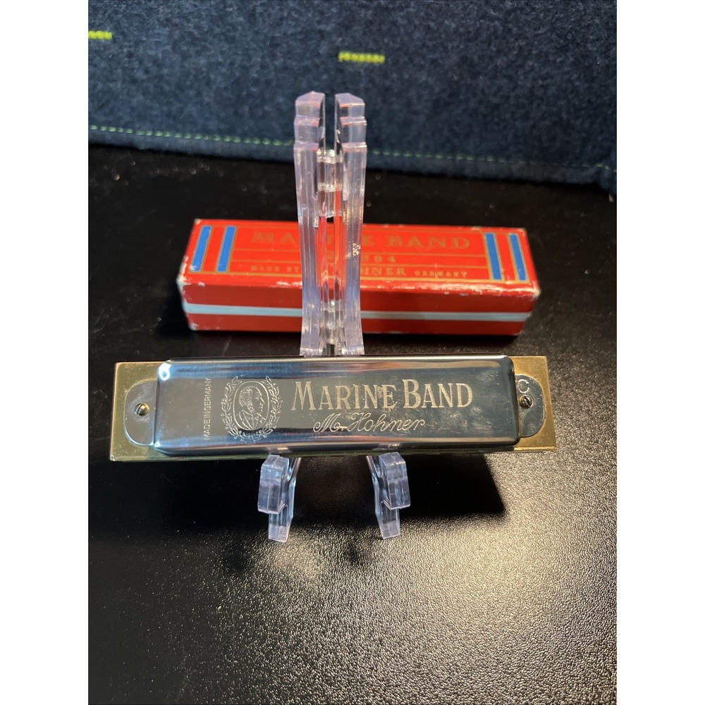 Hohner Marine Band Harmonica 364 12 hole In Key‎ C Germany With Box